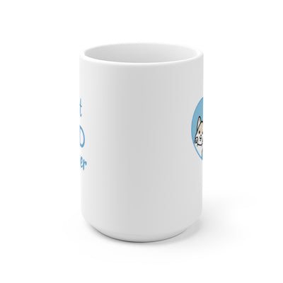 Best Dad forever White Shiba Inu Mug (2x Puppies)