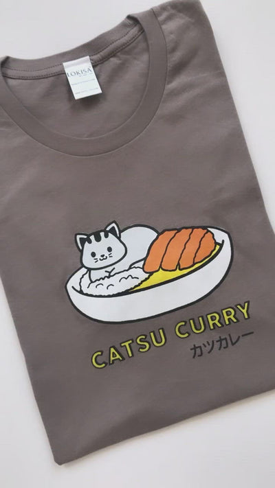 Catsu Curry Kitty Cat T-Shirt