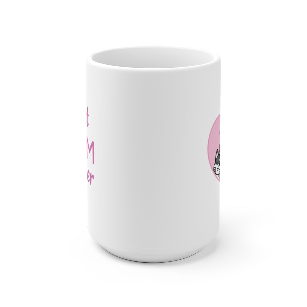 Best Mom forever Black Shiba Inu Mug (4x Puppies)