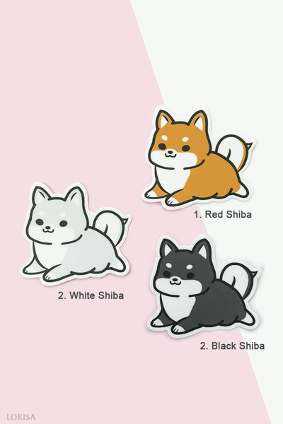 Chubby Tubby Shiba Inu Vinyl Sticker