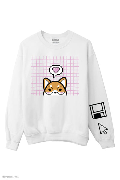 Cyber Love Shiba Inu Sweatshirt