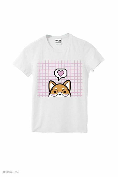 Cyber Love Shiba Inu T-Shirt (Kids)
