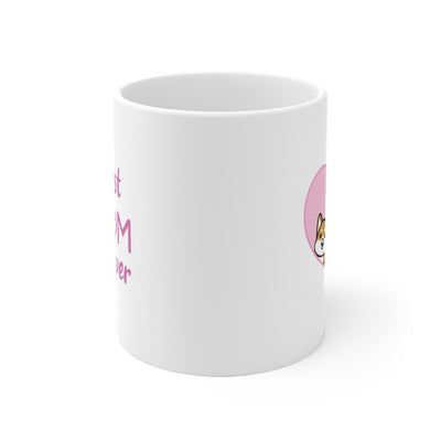 Best Mom forever Red Shiba Inu Mug (1x Puppy)