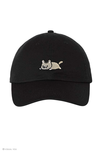 Relaxing Kitty Dad Cap