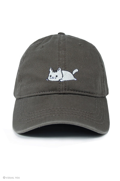 Relaxing Kitty Dad Cap