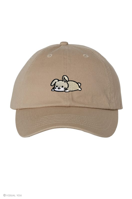 Relaxing Bunny Dad Cap