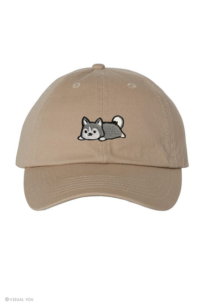 Relaxing Husky Dad Cap