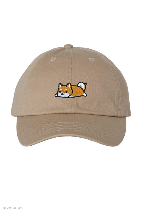 Relaxing Shiba Inu Dad Cap