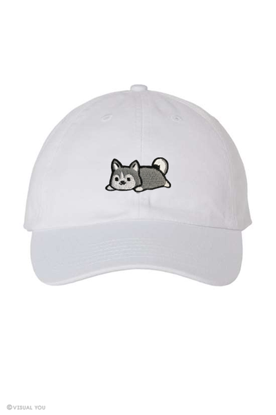 Relaxing Husky Dad Cap