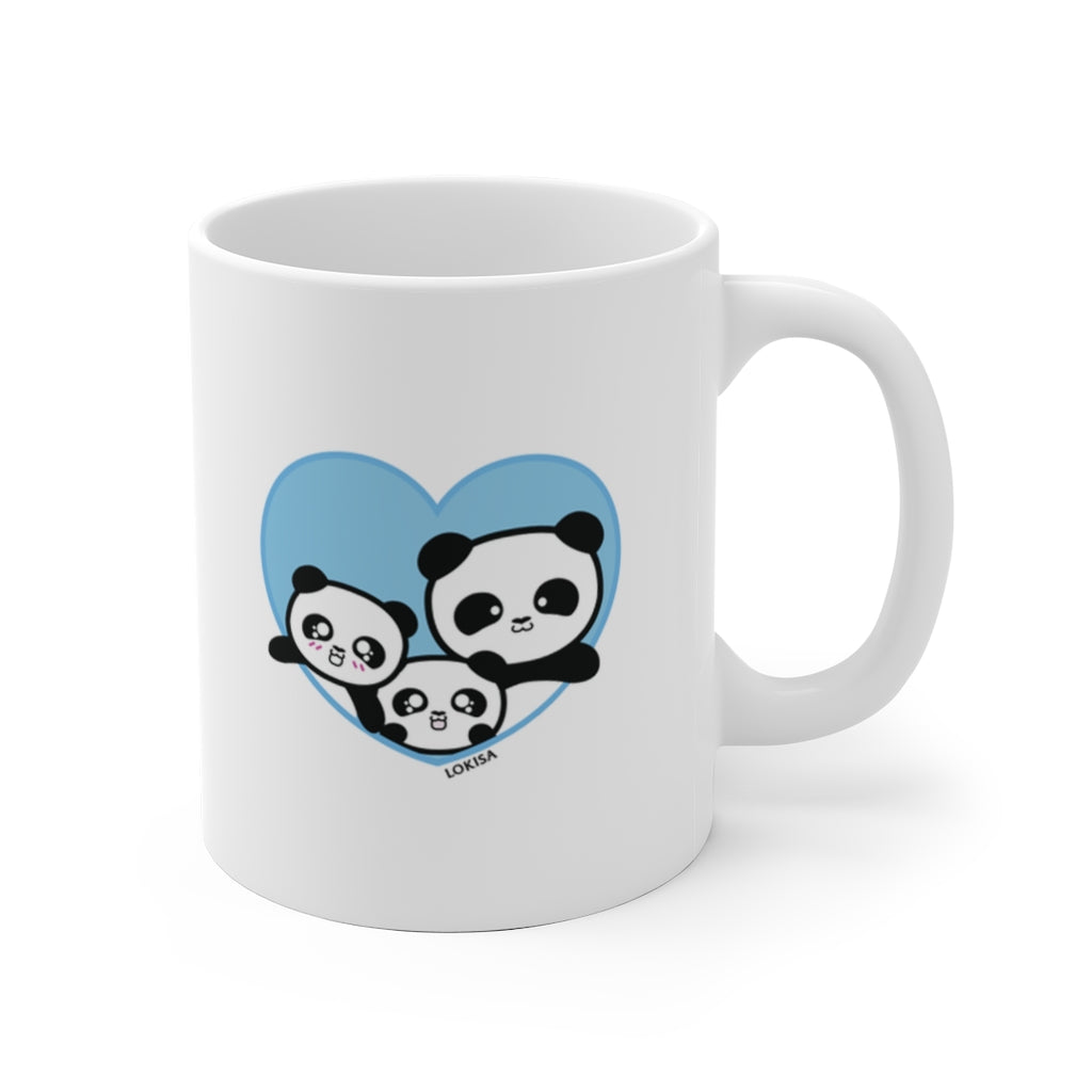 Best Dad forever Panda Mug (2x Cubs)