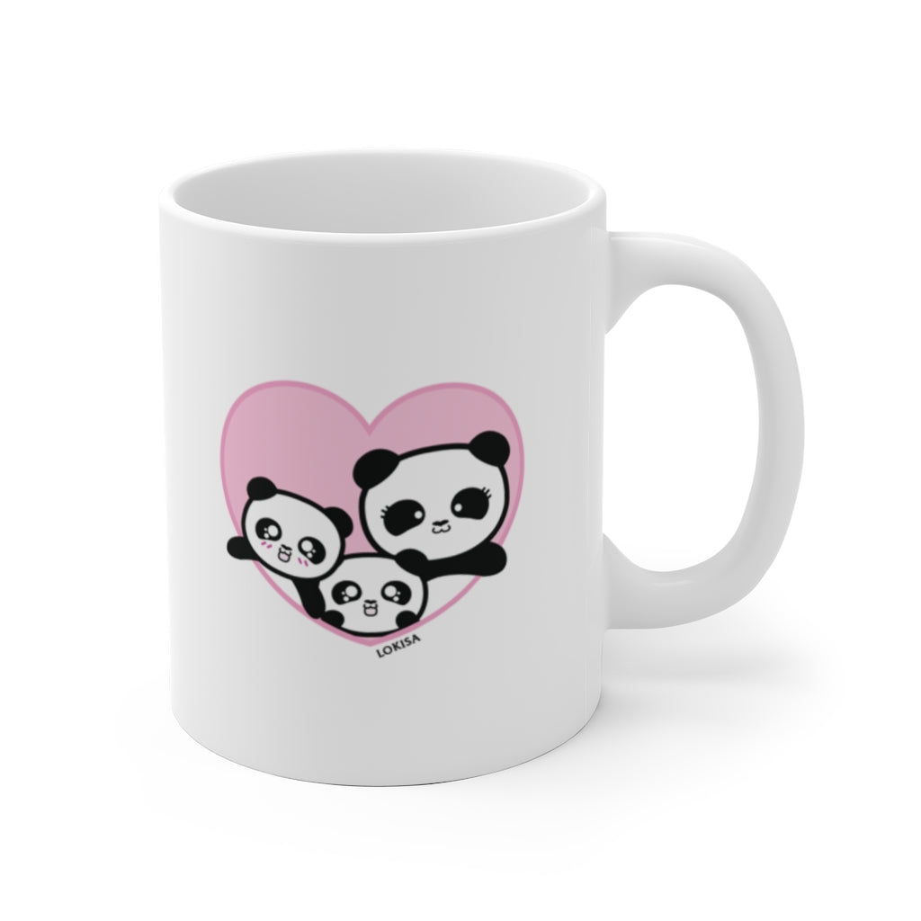Best Mom forever Panda Mug (2x Cubs)
