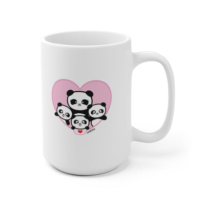 Best Mom forever Panda Mug (3x Cubs)