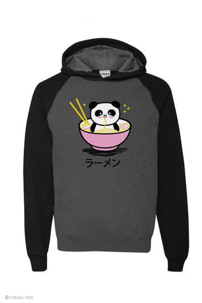 Panda Ramen Bowl Hoodie - Pink bowl