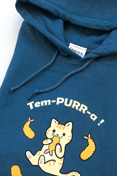 Tem-PURR-a Tempura Kitty Cat Hoodie