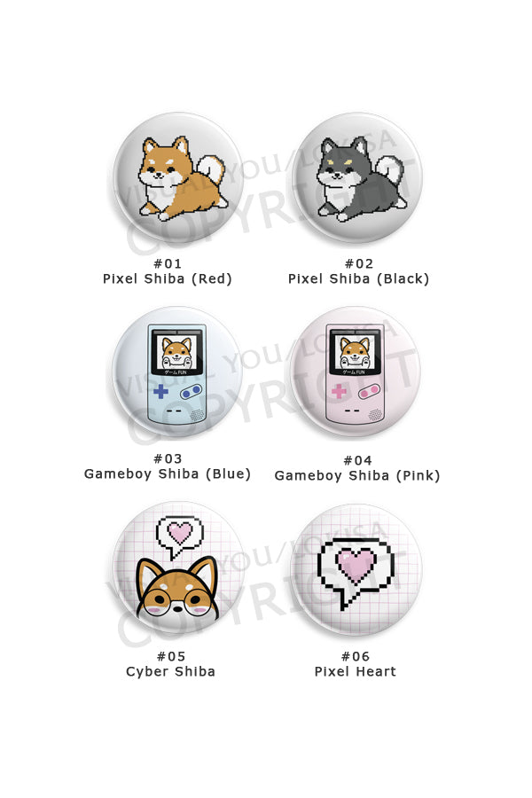 Shiba Inu Gamer Button