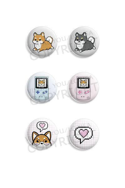 Shiba Inu Gamer Button