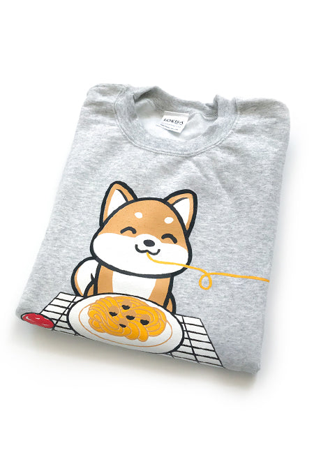 Shiba Inu Pasta Date Sweatshirt - Boy Shiba