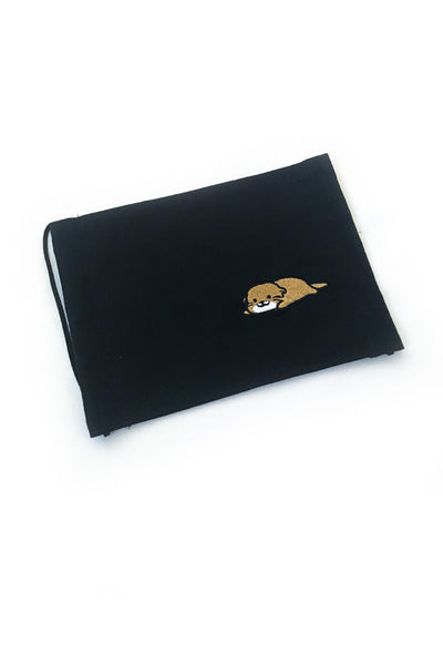 Embroidered Otter Face Mask