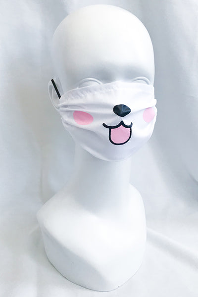 Blushing Puppy Face Mask
