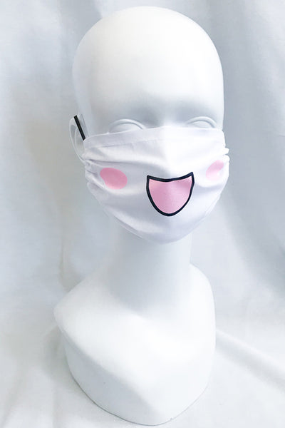 Kawaii Emoji Emoticon Face Mask (more designs)