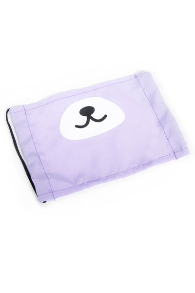 Kuma Bear Snout Fashion Face Mask - Light Purple or Pink