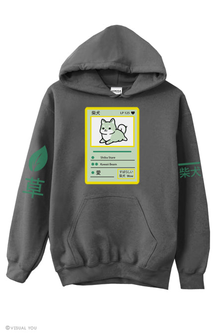 草 Grass Shiba Power Badge Hoodie