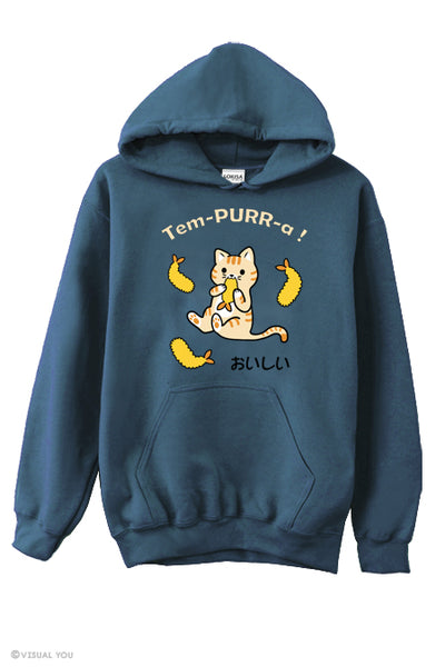 Tem-PURR-a Tempura Kitty Cat Hoodie