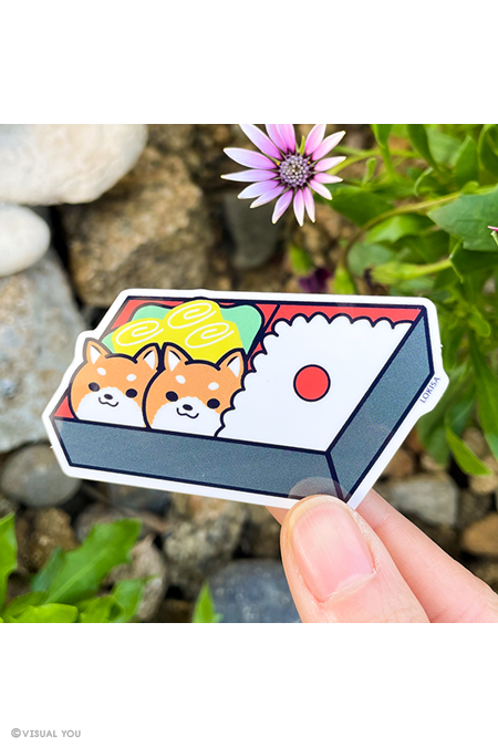 Bento Shiba Inu Vinyl Sticker